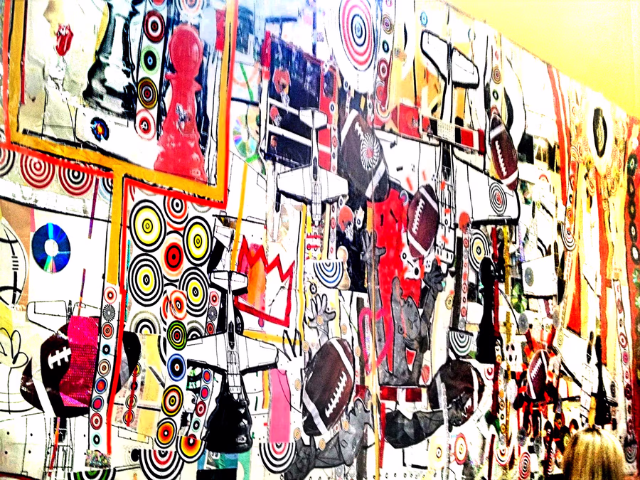 Installation View, Wall of Works