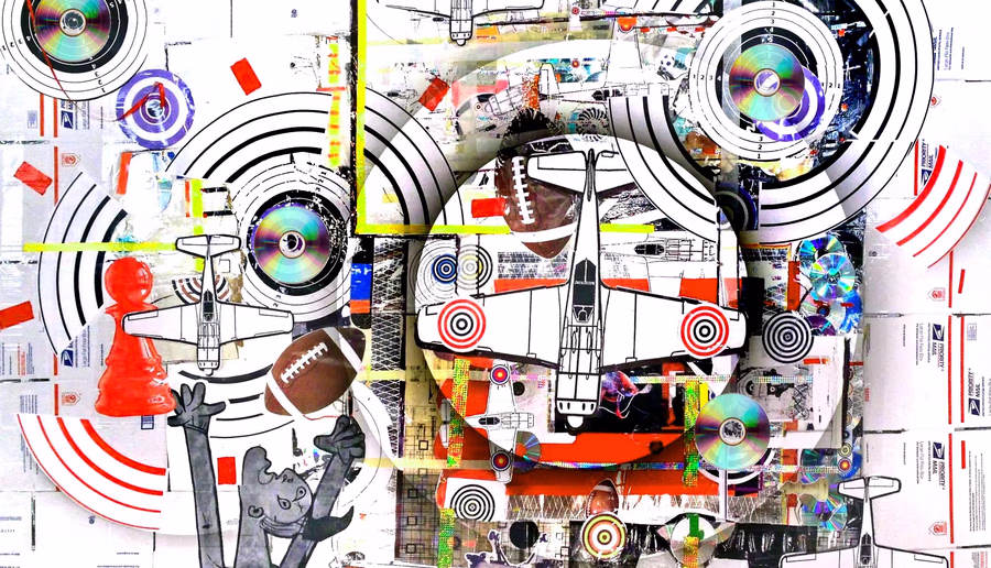 Untitled (Twin Discs in Targets)