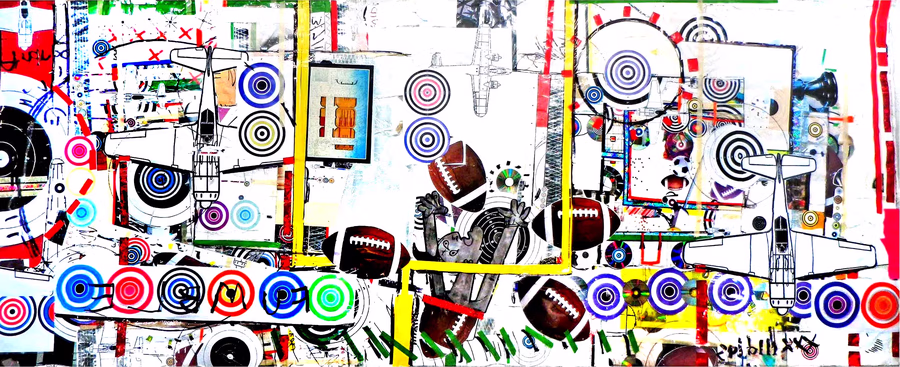 Untitled (Football Frieze)
