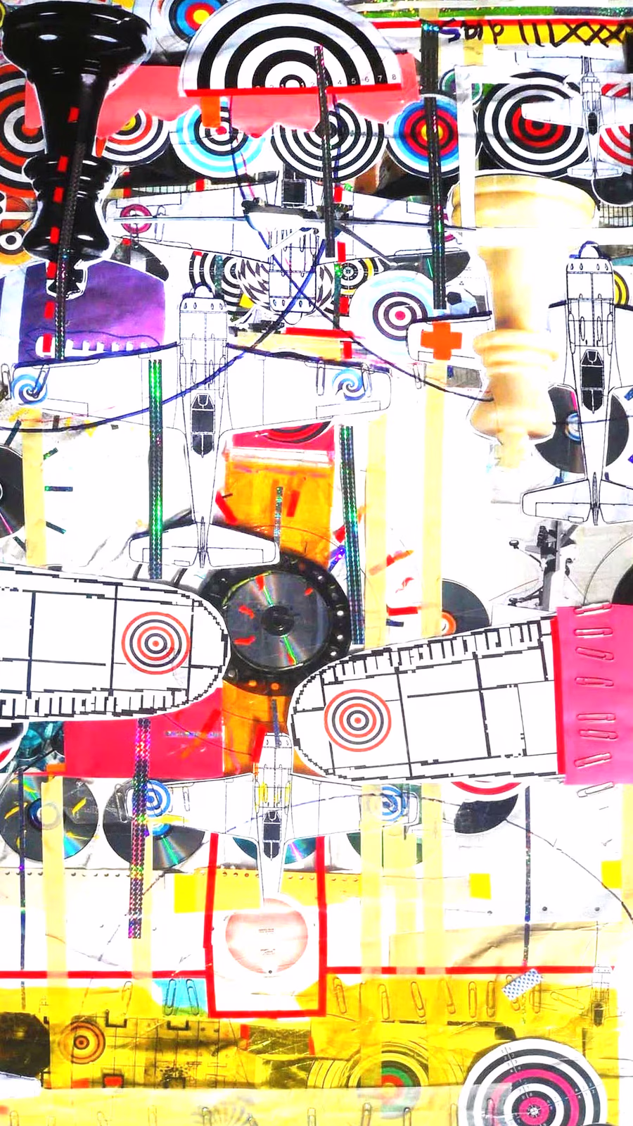 Untitled (Helicopter on Targets)