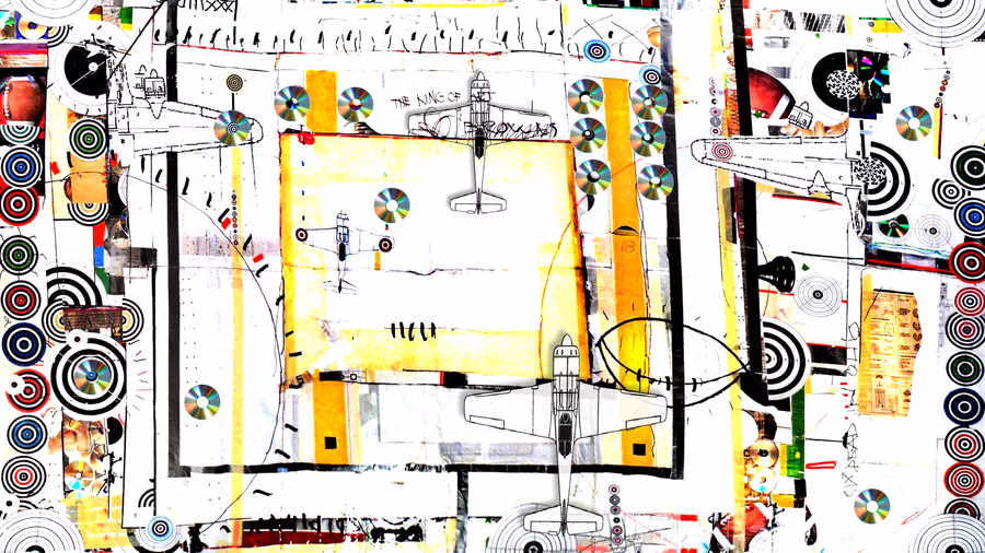 Untitled (Three Planes, Yellow)