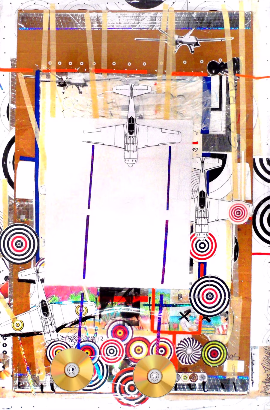 Untitled (Plane on Empty Page)
