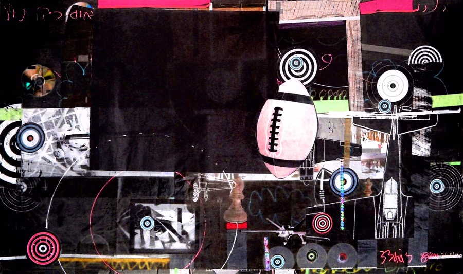 Football, Black Ground