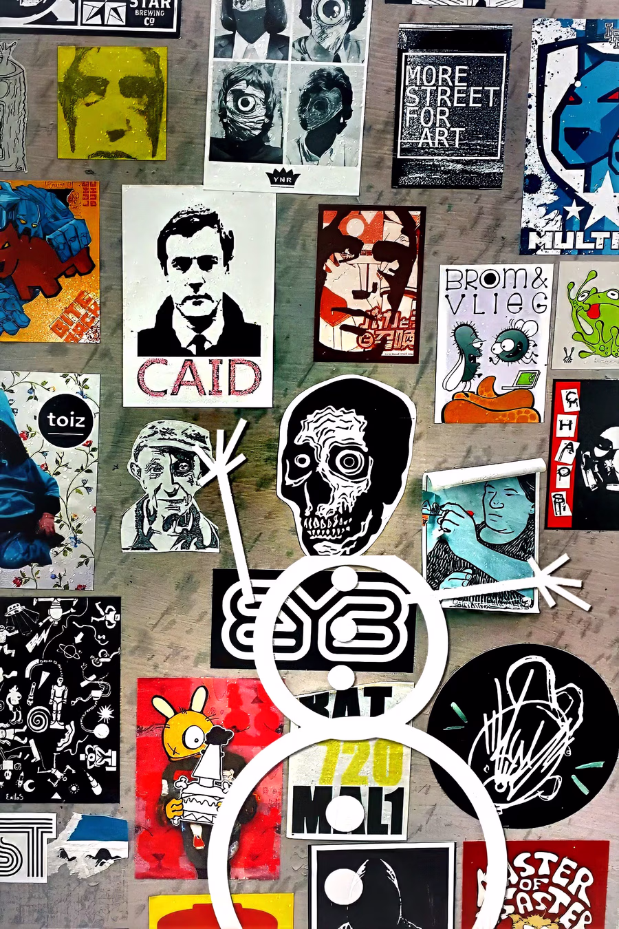 Sticker Wall, CAID