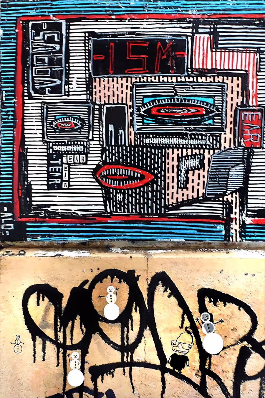 Wall and Pavement, Snowmen