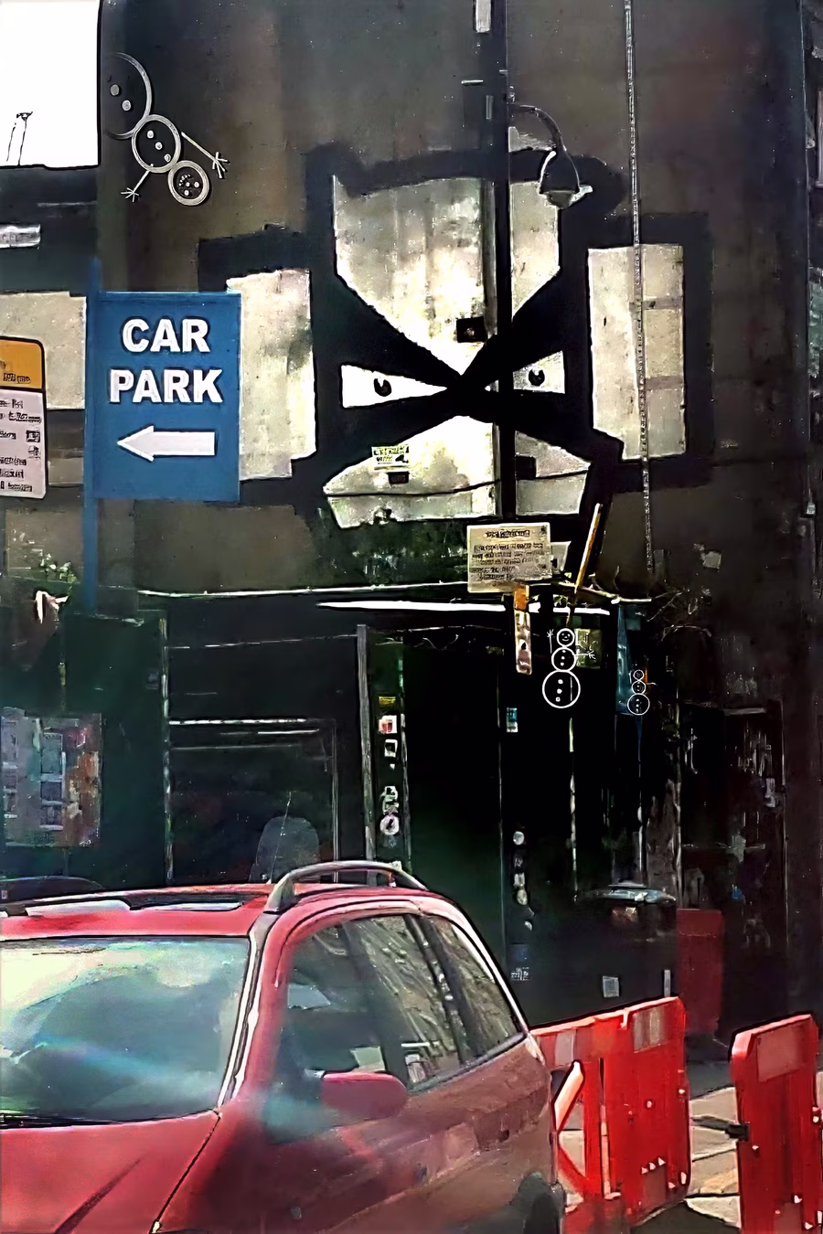 Car Park, Snowman Cat
