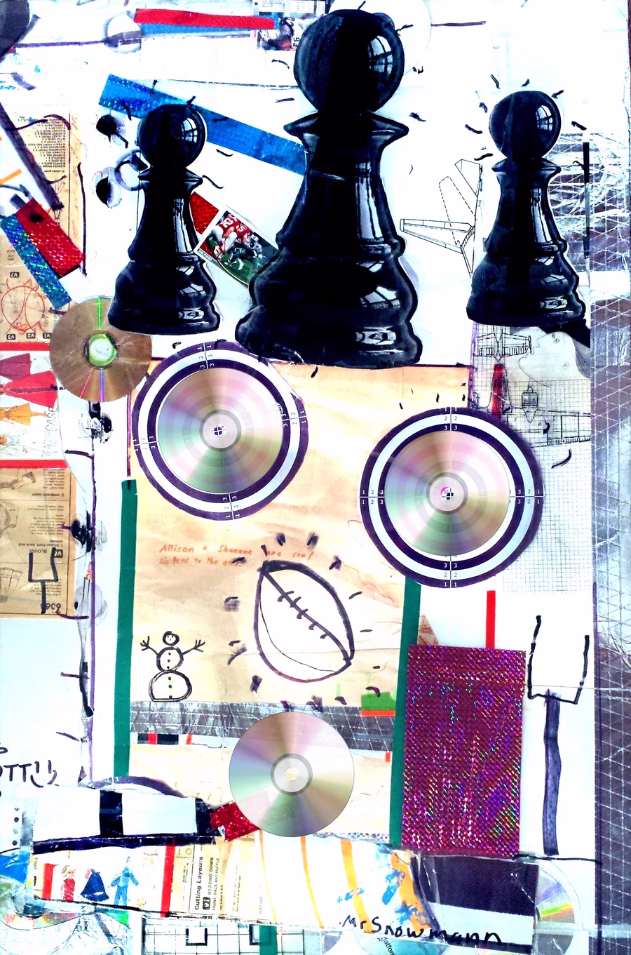 Three Pawns