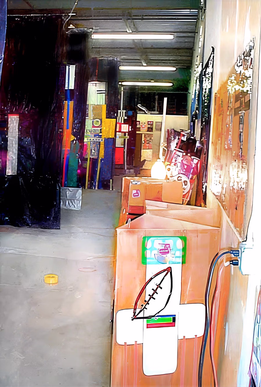 Studio Aisle, Crosses