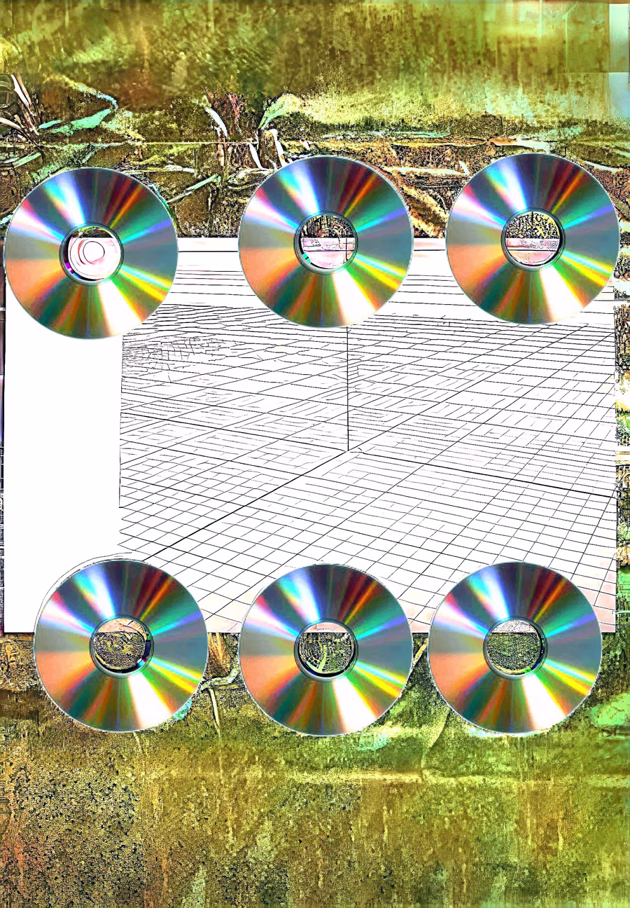 Six Discs on Grid