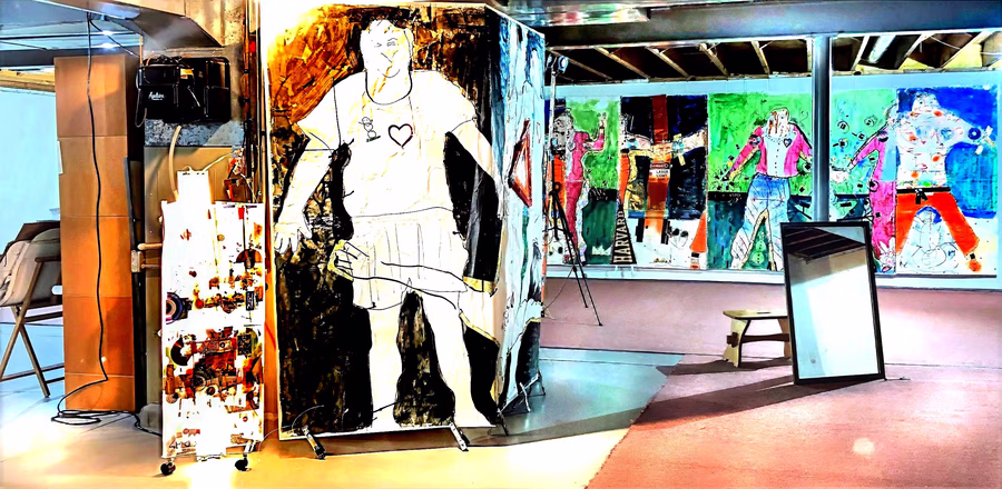 Untitled (Studio Installation View) 3