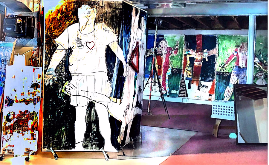 Untitled (Studio Installation View) 4