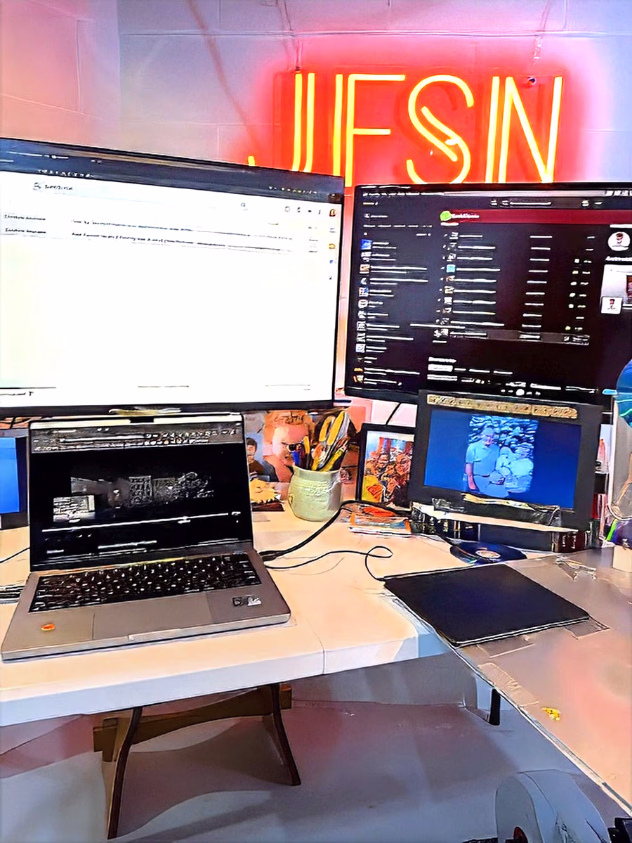 Studio Desk Setup