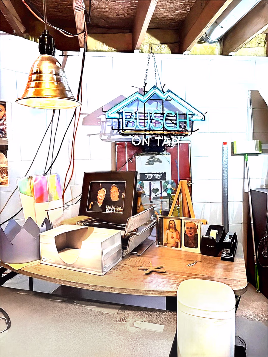 Untitled (Studio Desk View) 2