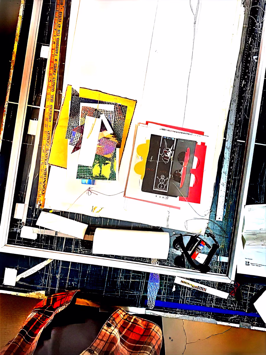 Untitled (Studio Work Table) 1