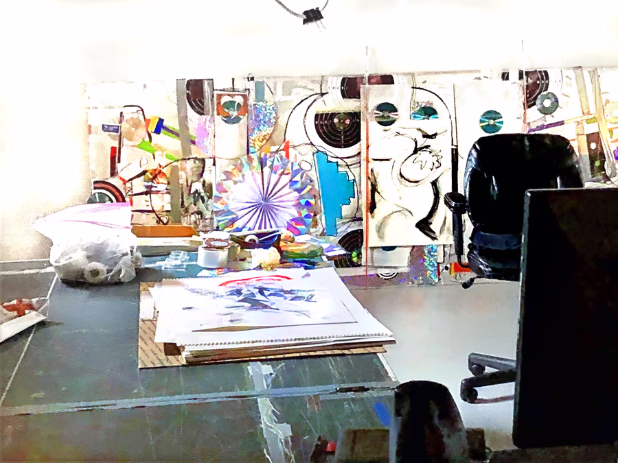 Untitled (Studio Overview) 1