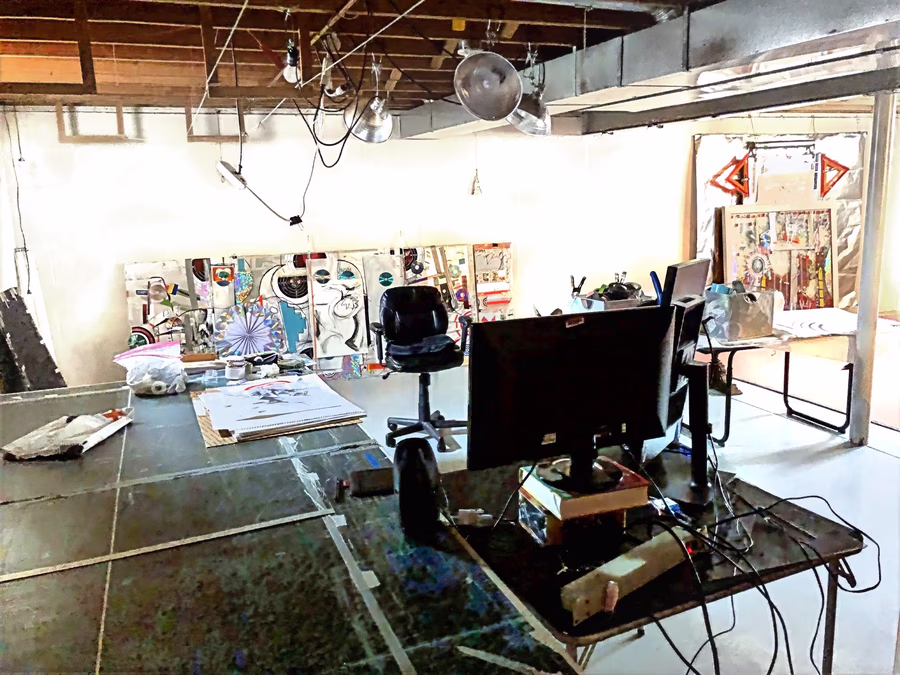 Untitled 3 (Studio View)