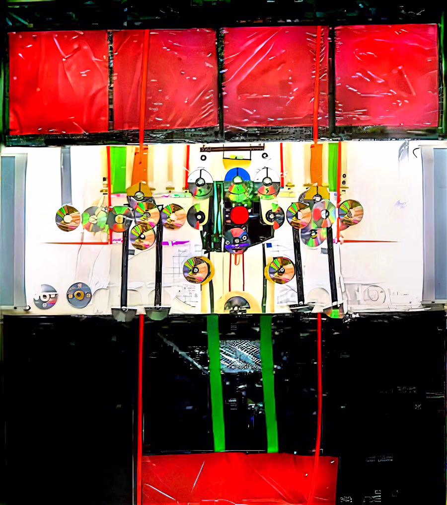 Untitled (CD Formation Panel)