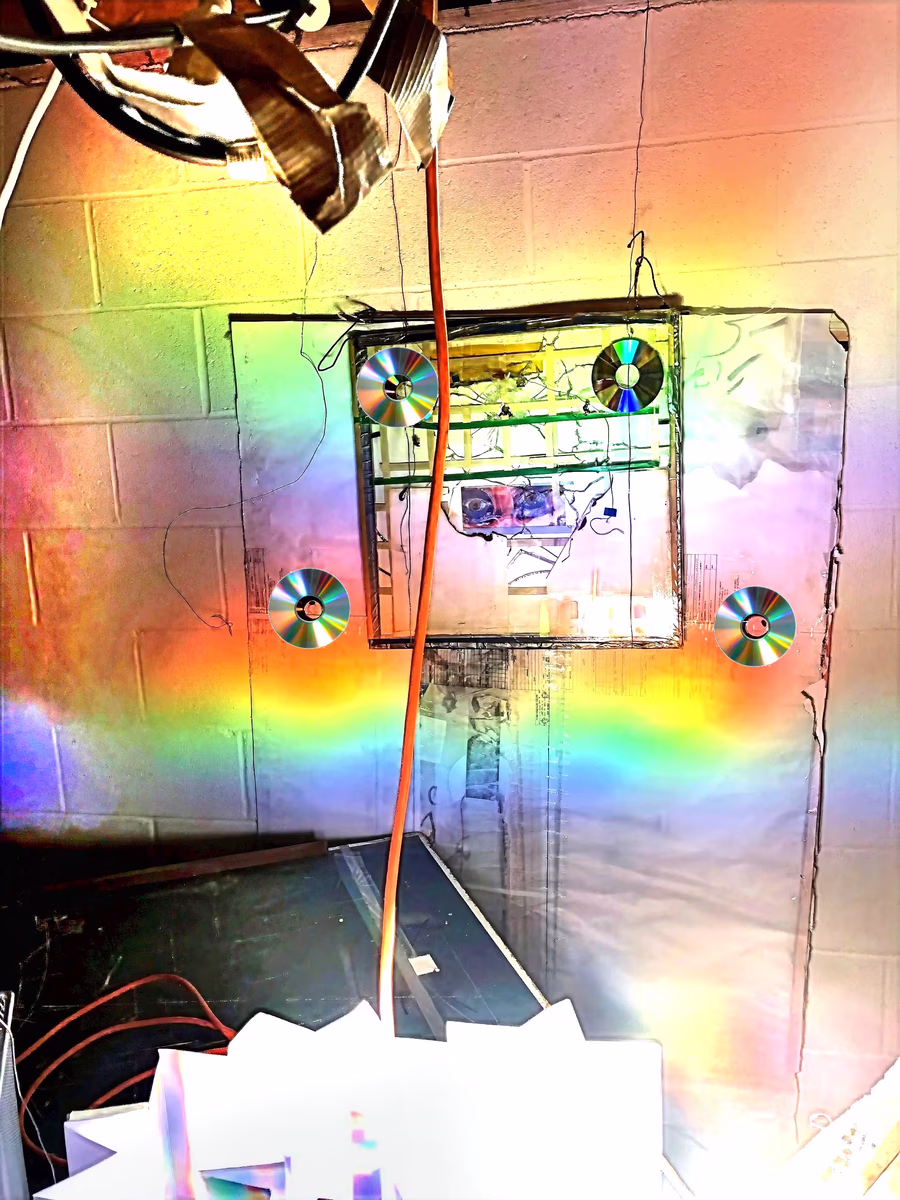 Untitled (CD Rainbow Installation)