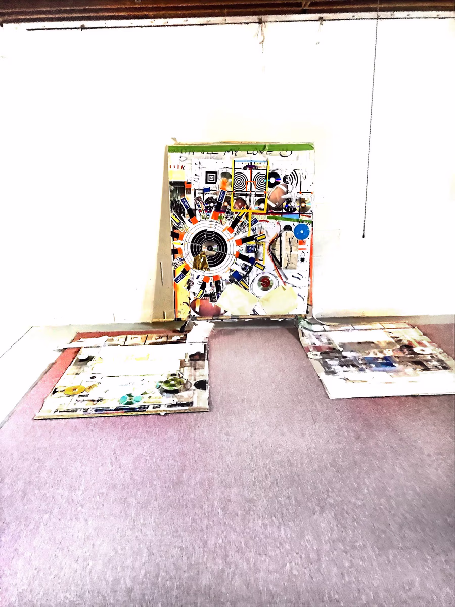 Untitled (Studio Floor View)