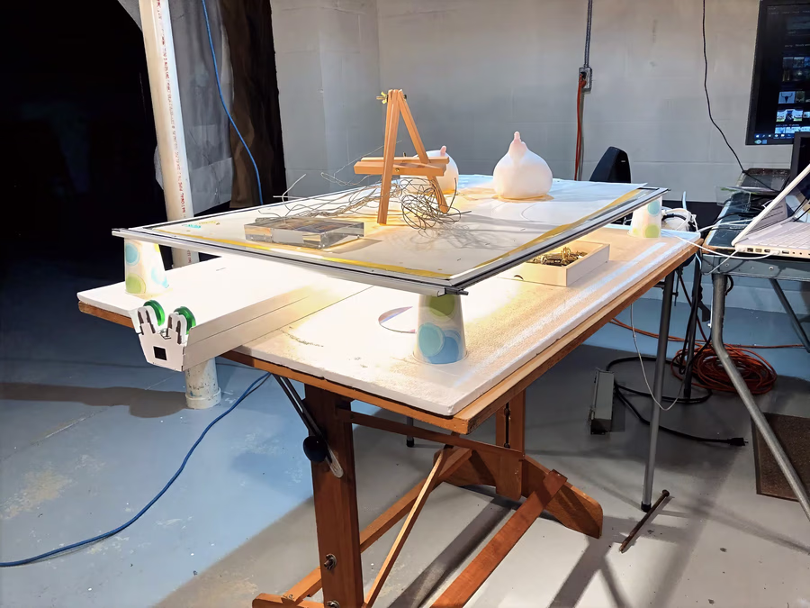 Untitled (Studio Work Table) 2