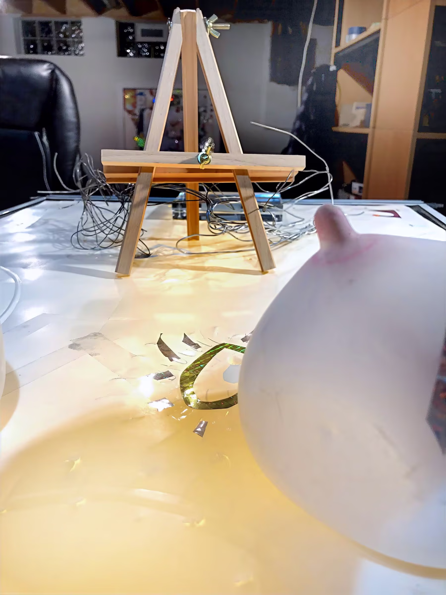 Untitled (Studio Work Table) 4