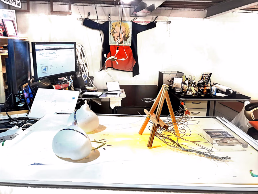 Untitled 4 (Studio View)