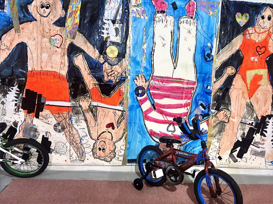 Untitled (Installation with Bicycles)