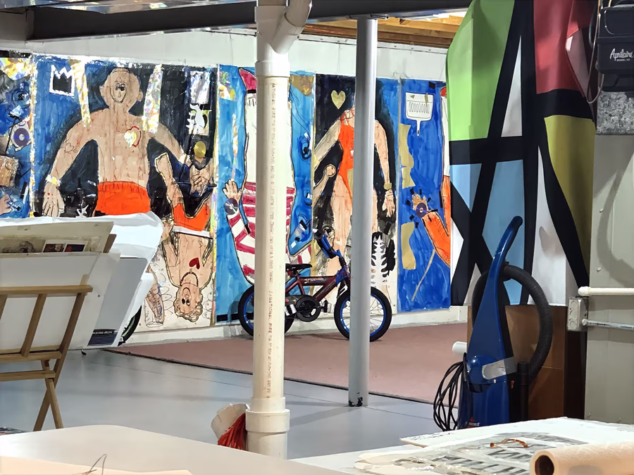 Studio with Large Panels