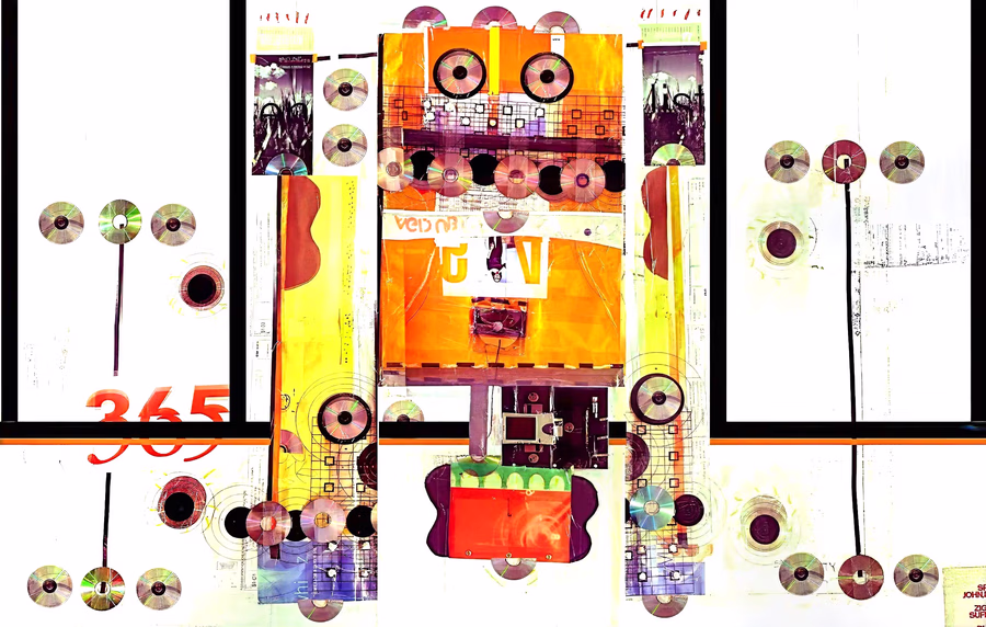 365 (Robot with Discs)