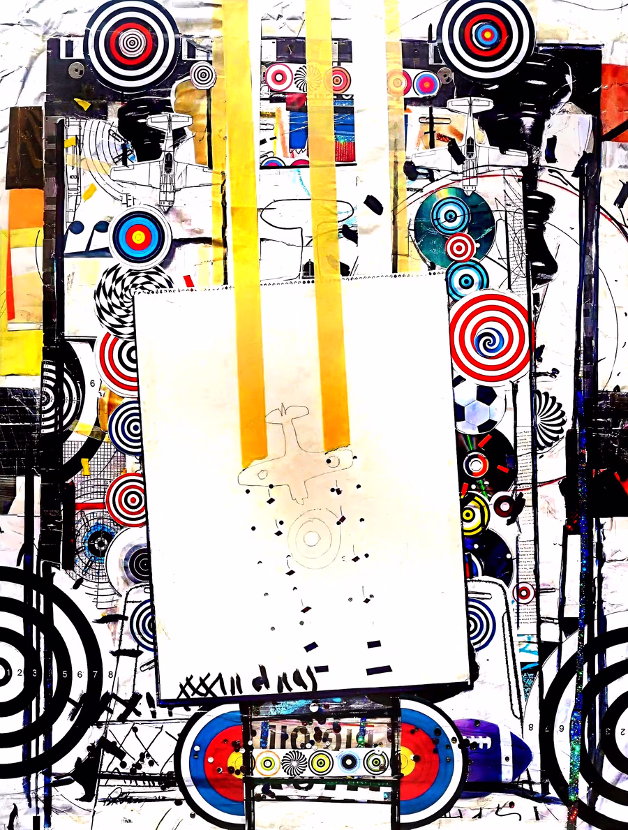 Untitled (Targets and Warplane) 1