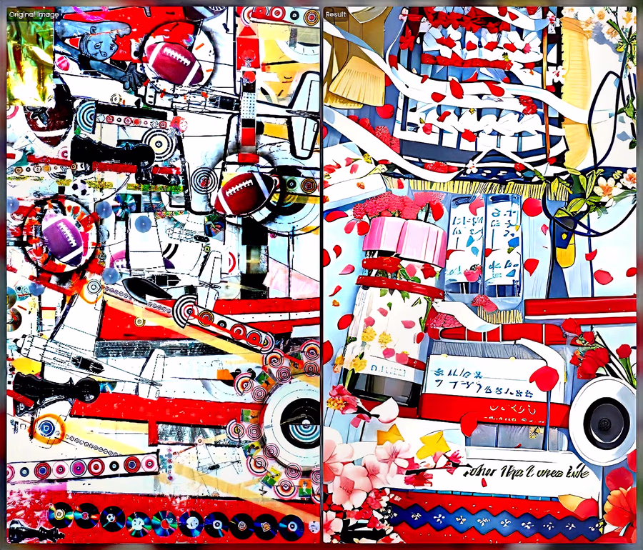 Untitled (Diptych Collage) 1