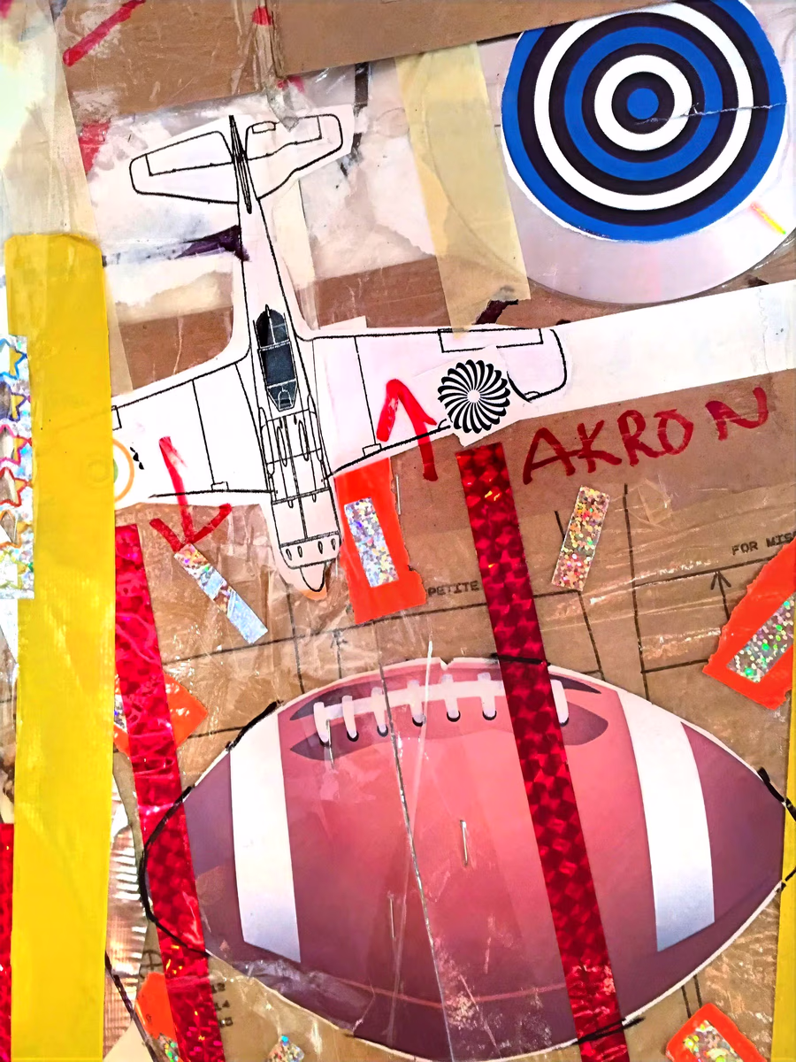 Akron Warplane and Football