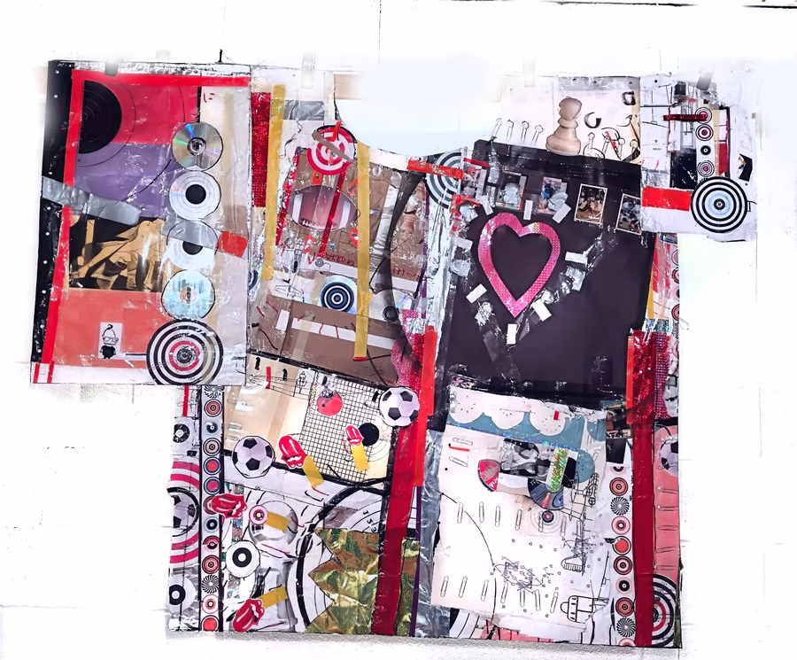 Untitled (Multi-Panel Collage)