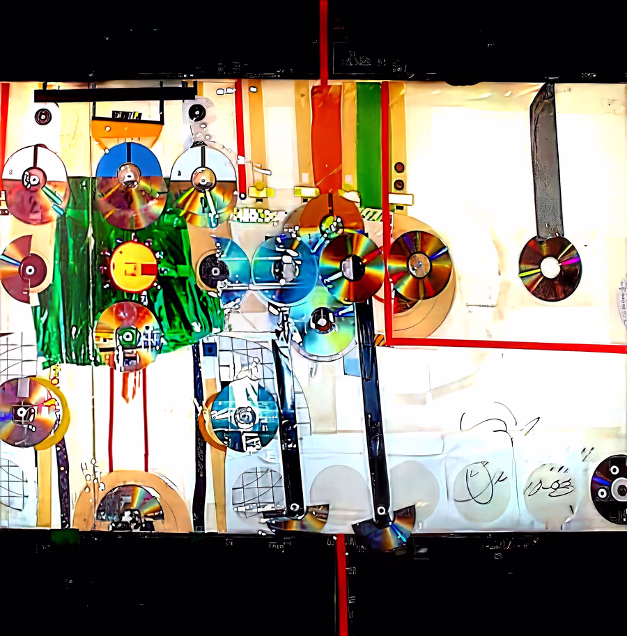 Untitled (CD Formation) 1