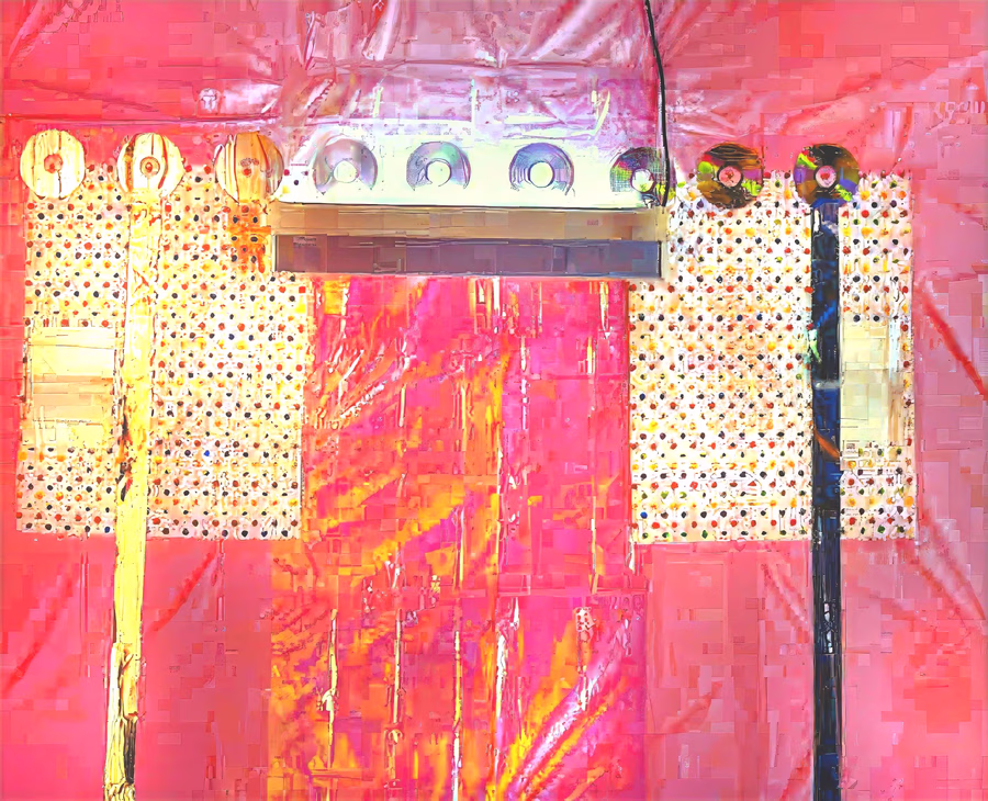 Untitled (Installation with Discs)