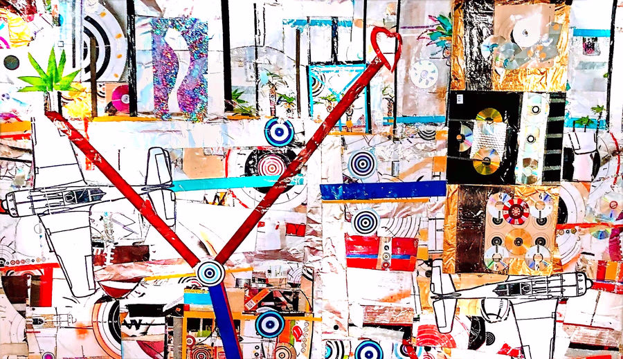 Untitled (Warplanes and Targets) 1