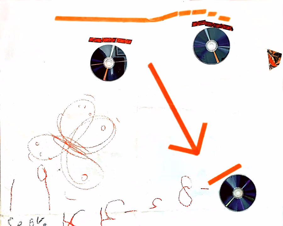 Untitled (Three CDs, Arrow)