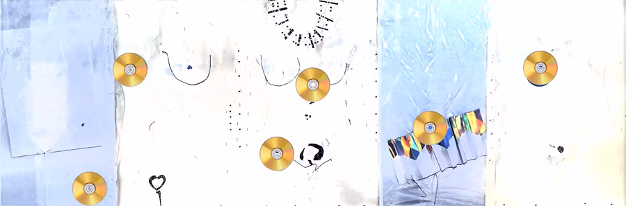 Untitled (Gold Discs Panorama)