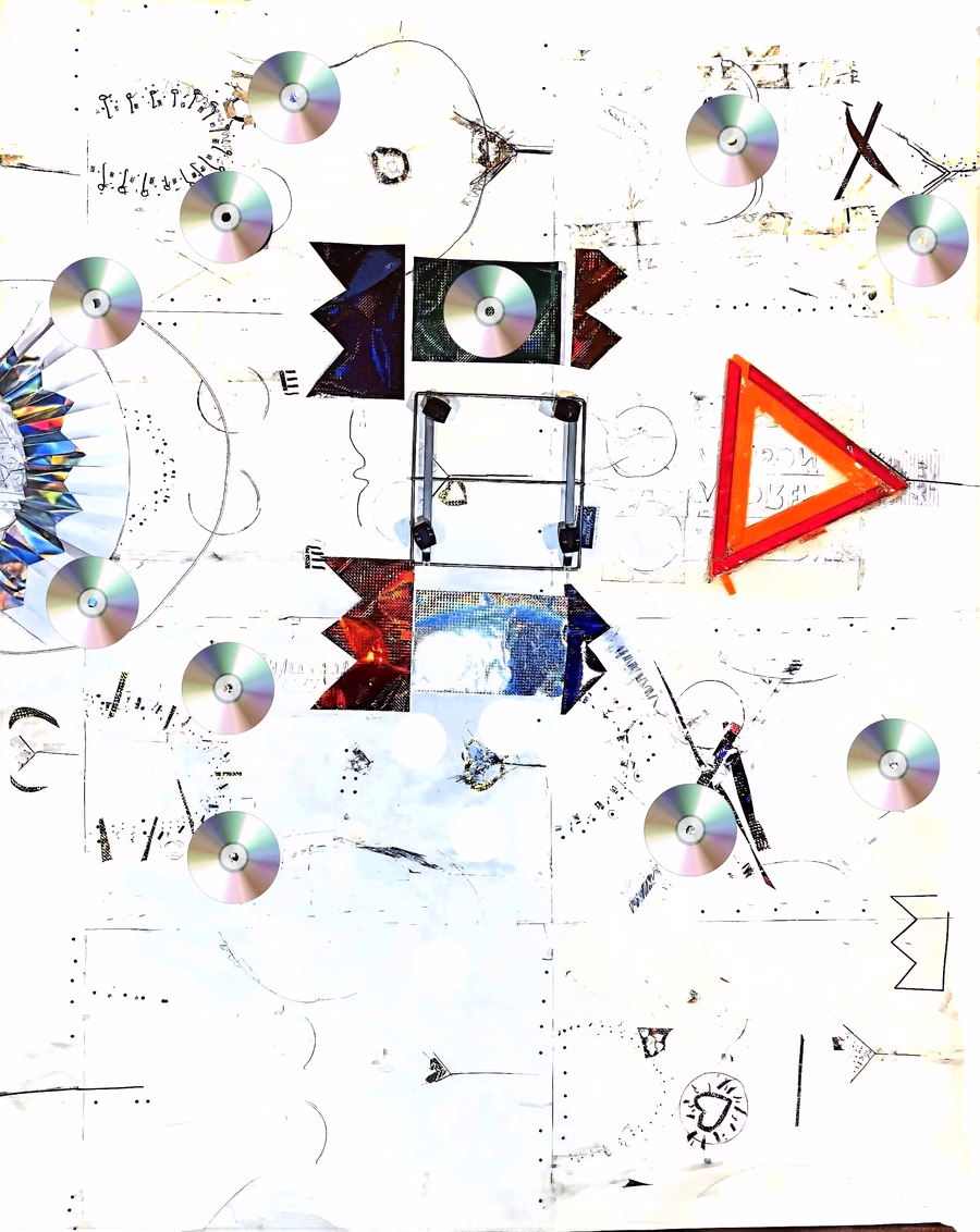 Untitled (CD and Triangle)