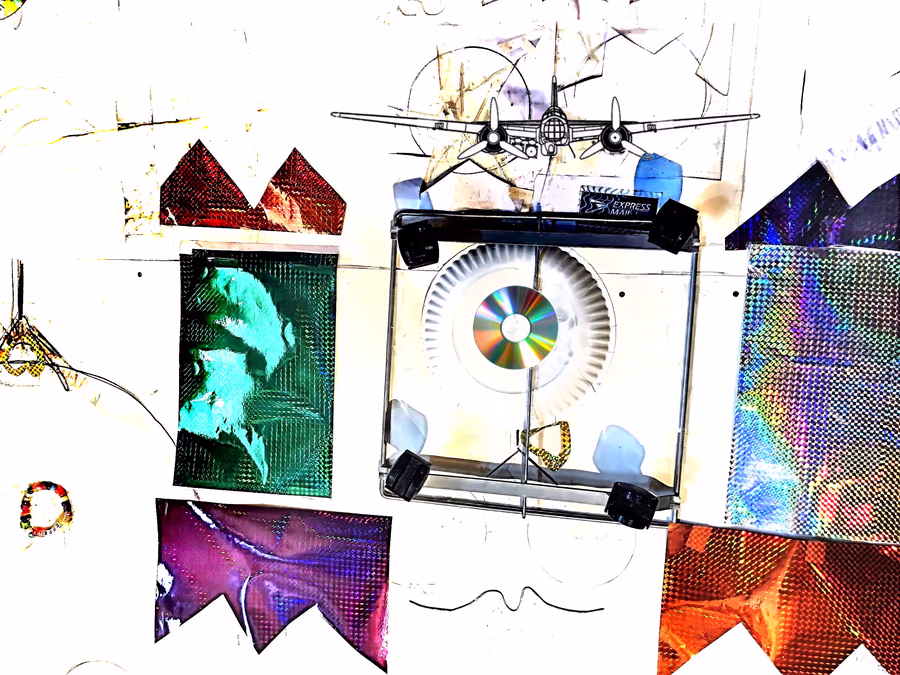 Untitled (Express Mail Assemblage)