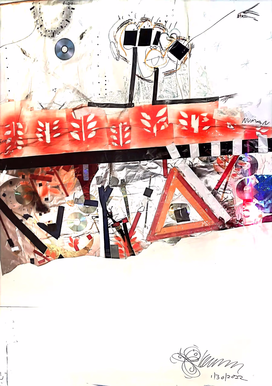 Untitled (Numan Collage)