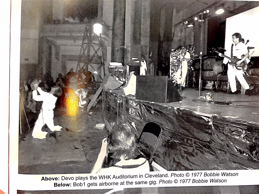 Devo at WHK Auditorium — Jeffrey F. S. Neumann, 1977