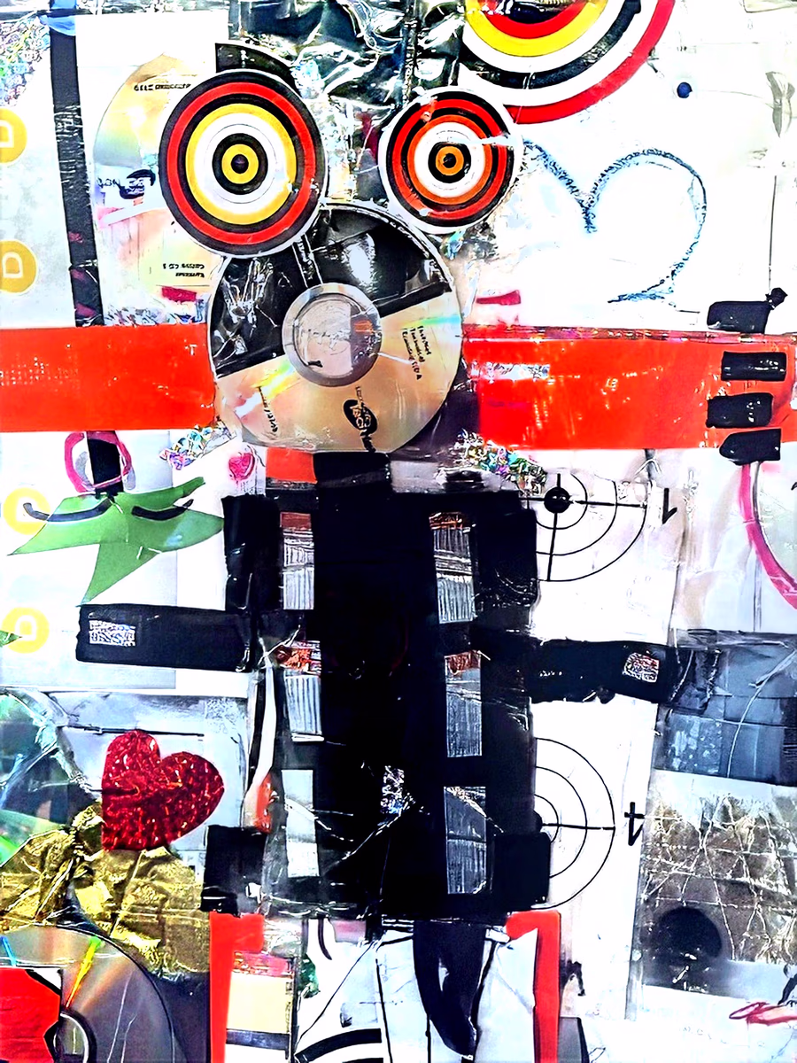 Untitled (CD Eyes Figure)