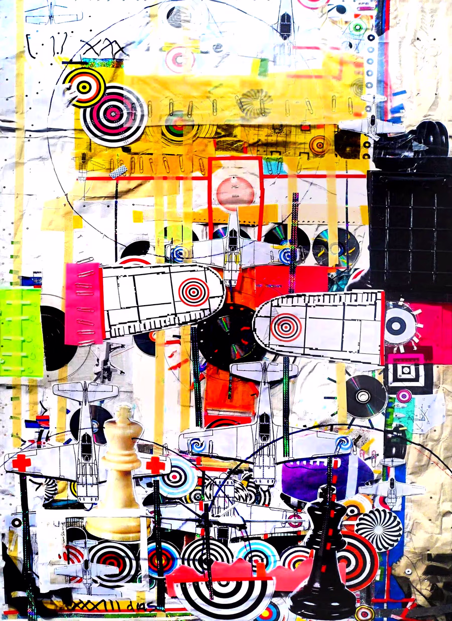 Untitled (Planes, Chess, Targets) 1