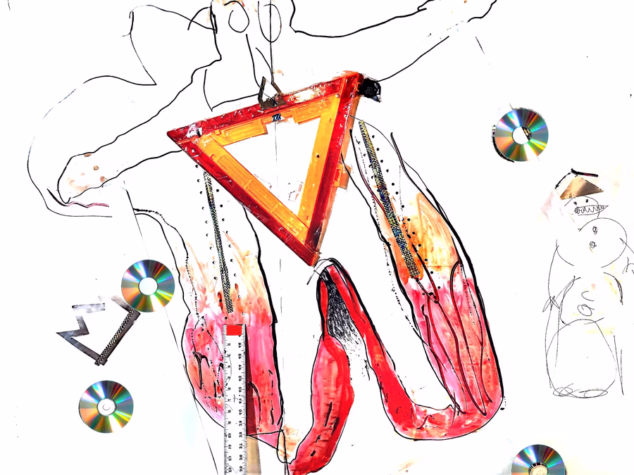 Triangle with Boxing Gloves