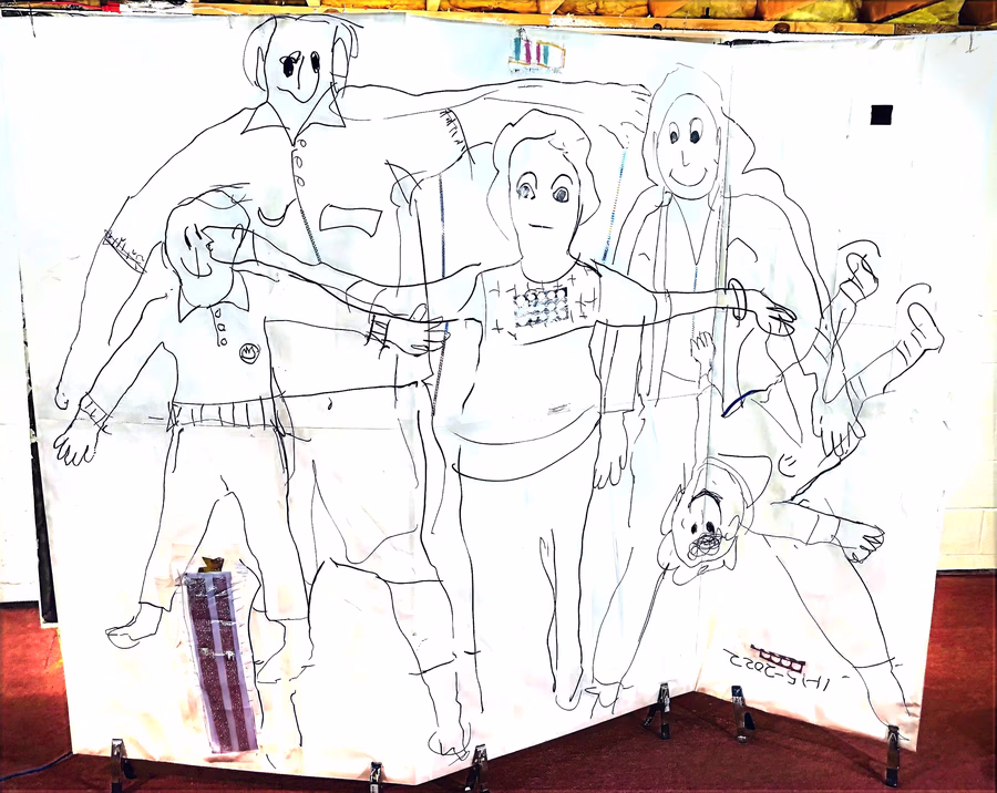 Untitled (Group Figure Drawing)