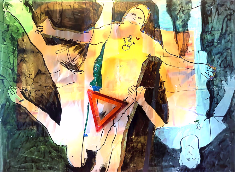 Torso with Red Triangle