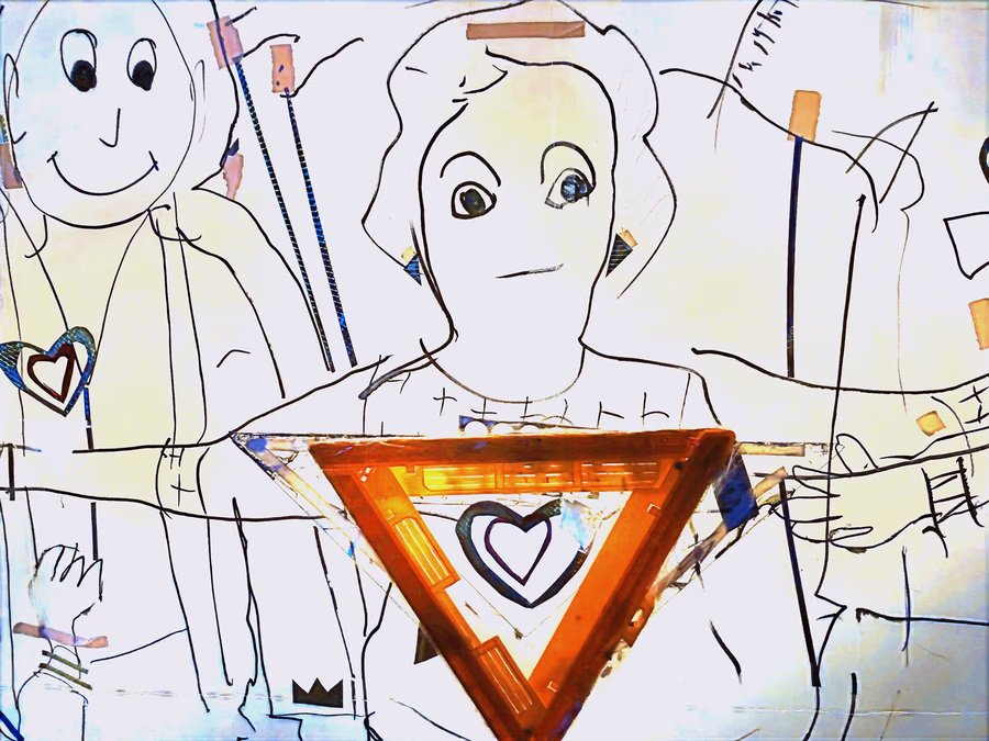 Heart Triangle Figures