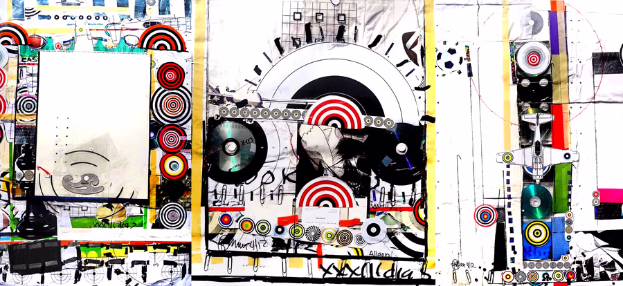 Targets and Discs Triptych