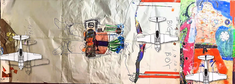 Untitled (Warplane Formation) 1